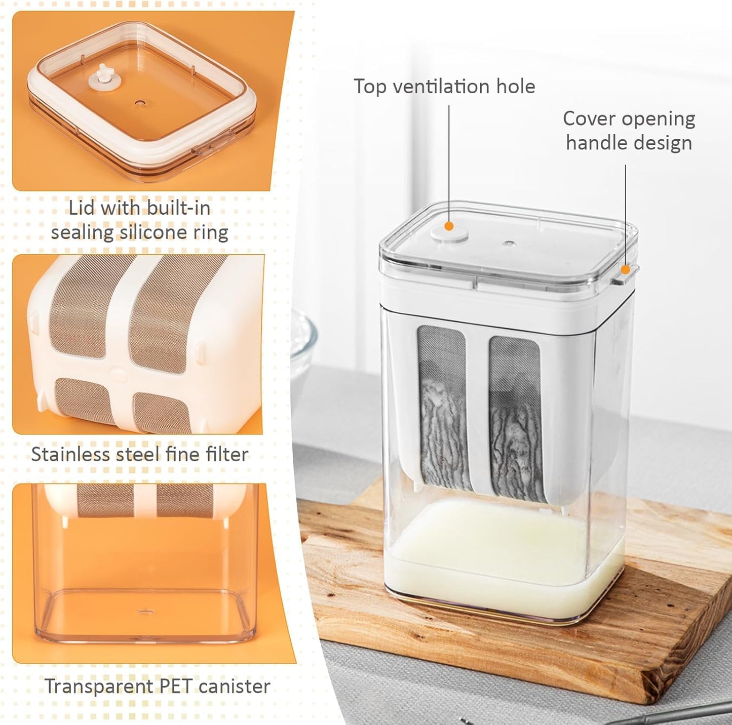 š„£ CurdCrafter⢠FineMesh Pro ā Premium Yogurt & Food Strainer